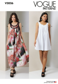 Vogue Patterns Misses' Dress in Two Lengths V2026