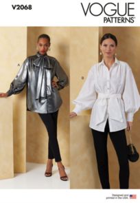Vogue Patterns Misses' Tops and Sash V2068