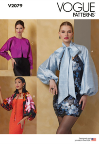 Vogue Patterns Misses' Bolero Sleeves in Three Styles V2079