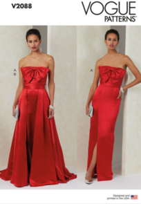 Vogue Patterns Misses' Dress and Overskirt V2088