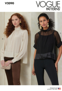 Vogue Patterns Misses' Top with Sleeve Variations V2090