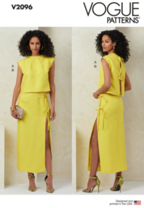 Vogue Patterns Misses' Top and Skirt V2096