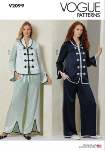 Vogue Patterns Misses' Pajamas V2099