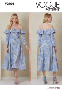 Vogue Patterns Misses' Dress and Belt V2104