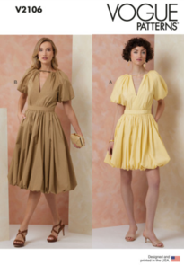 Vogue Patterns Misses' Dress in Two Lengths V2106