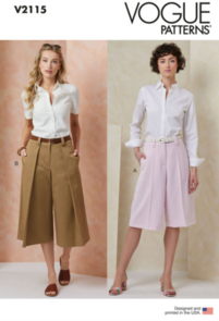Vogue Patterns Misses' Shorts in Two Lengths V2115