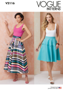 Vogue Patterns Misses' Skirt in Two Lengths V2116