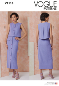 Vogue Patterns Misses' Top and Skirt V2118