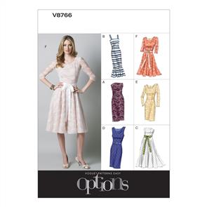 Vogue Pattern 8766 Misses'/Misses' Petite Dress V8766