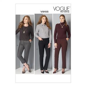 Vogue Pattern Misses'/Misses' Petite Pants V9155