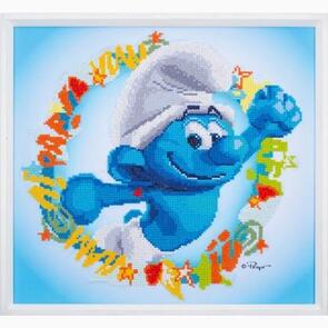 Vervaco Diamond Painting Kit The Smurfs Hefty #1