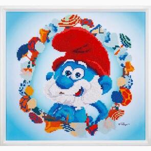 Vervaco Diamond Painting Kit The Smurfs Papa