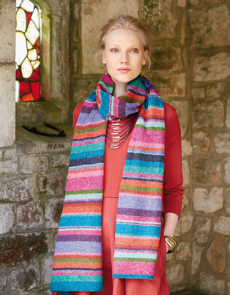 Rowan Knitting Kit / Pattern - Vibrant by Kaffe Fassett, Womans Scarf