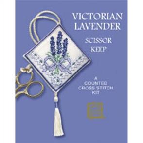 Textile Heritage Cross Stitch Kit Scissor Keep - Victorian Lavender