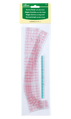 Clover Curve Ruler with Mini Ruler