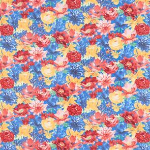 Wilmington Prints Garden Charm - Packed Floral Blue