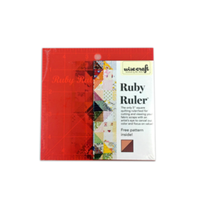 Wise Craft Handmade Ruby Ruler