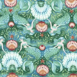 Robert Kaufman SUNSET COAST WEL-20023-213 TEAL