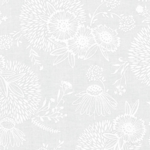 Robert Kaufman Alabaster Hues || Wildflowers - White