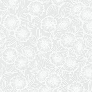 Robert Kaufman Alabaster Hues || Daisies - White