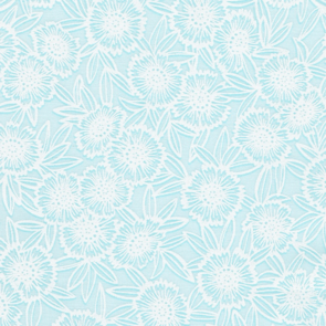 Robert Kaufman Alabaster Hues || Daisies - Sky
