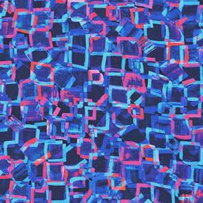 Robert Kaufman Bright Side Lawns- Lake  WELD-19978-73