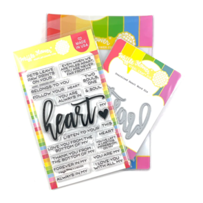 Waffle Flower Oversized Heart Combo