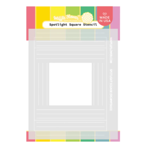 Waffle Flower Spotlight Square Stencil
