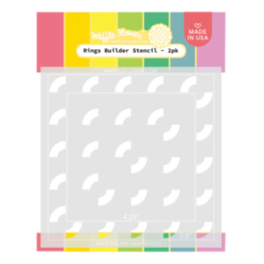 Waffle Flower Rings Builder Stencils