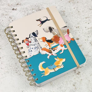 Emma Ball Paw Club Wiro Notebook with Pockets