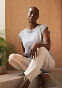 Rowan Knitting Pattern / Kit - Cotton Cashmere - Wisteria