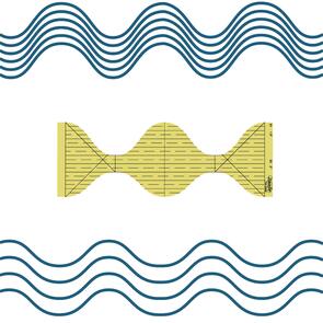Westalee Serpentine Template - 1-1/2" x 2"