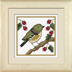 Lyn Manning New Zealand Birds - Tauhou the Waxeye - Cross Stitch Kit
