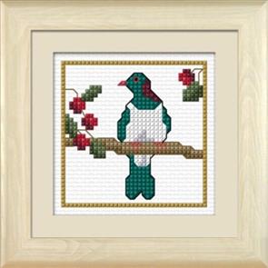 Lyn Manning New Zealand Birds - Kereru the Wood Pigeon - Cross Stitch Kit
