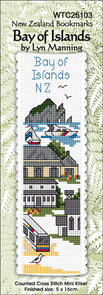 Lyn Manning Bookmark Cross Stitch Kit - Bay of Islands