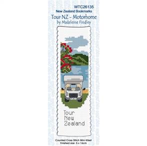 CraftCo Bookmark Cross Stitch Kit - Madeleine Findley's Tour NZ - Motorhome