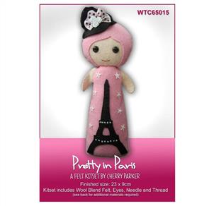 CraftCo Pretty in Paris Fairy - Felt Kit