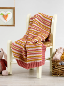 West Yorkshire Spinners Bambi Knitted Baby Blanket KIT