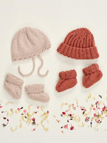 West Yorkshire Spinners Jemima & Jeremy Hats & Booties - Knitting Pattern / Kit