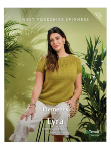 West Yorkshire Spinners Lyra Feather Lace Top in Elements DK - Knitting Pattern