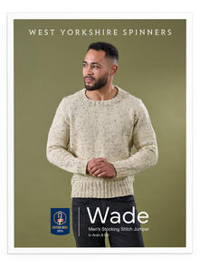 West Yorkshire Spinners Wade - Men’s Stocking Stitch Jumper - Knitting Pattern / Kit