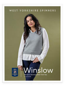 West Yorkshire Spinners Winslow - Women’s Stocking Stitch Slipover - Knitting Pattern / Kit