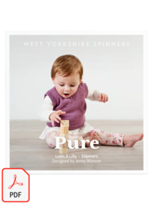 West Yorkshire Spinners Louis and Lilly Slipover in Pure DK - Knitting Pattern