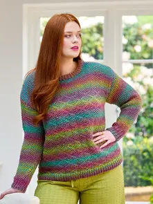 West Yorkshire Spinners Retreat Twist – Celestine Tank Top & Jumper - Knitting Pattern / Kit