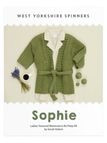 West Yorkshire Spinners Sophie Waistcoat in Bo Peep DK - Knitting Pattern