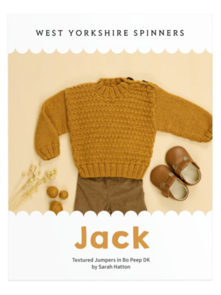 West Yorkshire Spinners Bo Peep DK - Jack Textured Jumper - Knitting Pattern / Kit