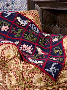 West Yorkshire Spinners Morris DK - Strawberry Thief Blanket - Knitting Pattern