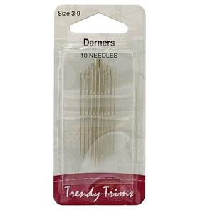 Trendy Trims Darners Needles 10/Pkg