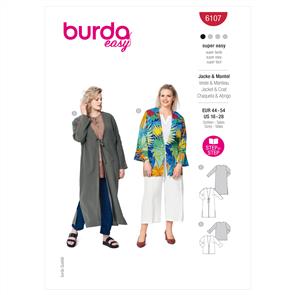 Burda Pattern 6107 Blouson Jackets