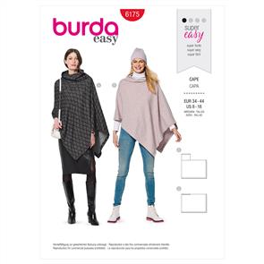 Burda Pattern 6175 Misses' Capes